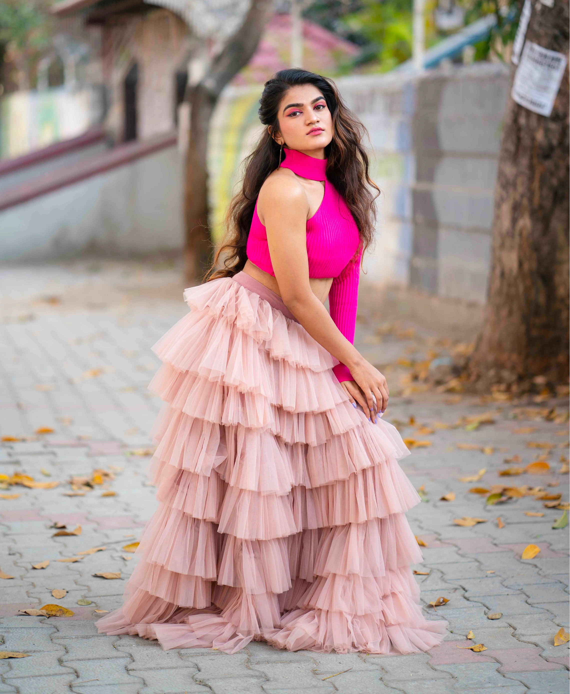 Blush Ruffle Muse